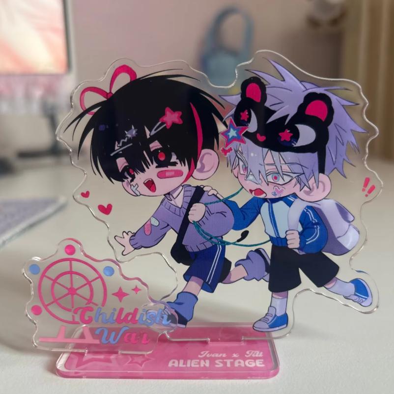 Desk Setup Decor - New Self-Made Anime Peripheral Alien Stage