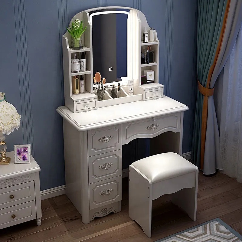 Girls White and pink Modern Wo - Desk Setup Simple incelemesi ve fiyatı
