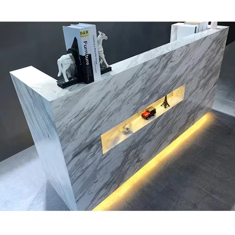 #s modern simple spa cashier d - Desk Setup Simple incelemesi ve fiyatı
