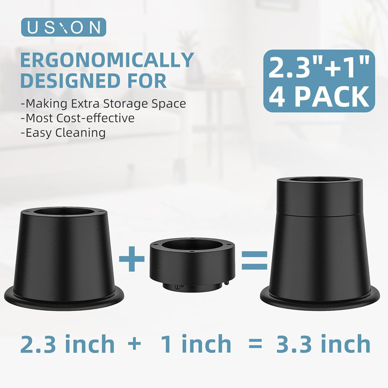 4Pcs Heavy Duty Furniture Rise - Desk Setup Riser incelemesi ve fiyatı