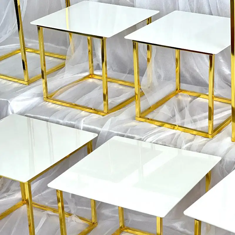 12-20 PCS Luxury Gold Frame Wh - Desk Setup Riser incelemesi ve fiyatı
