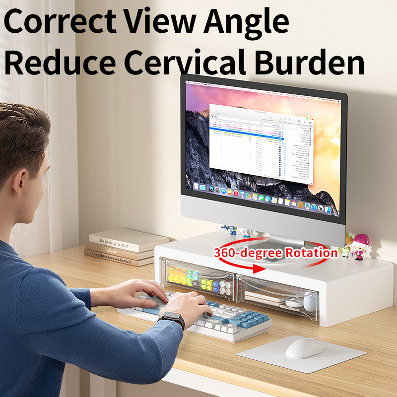 2-Tier Monitor Stand, Plastic  - Desk Setup Riser incelemesi ve fiyatı