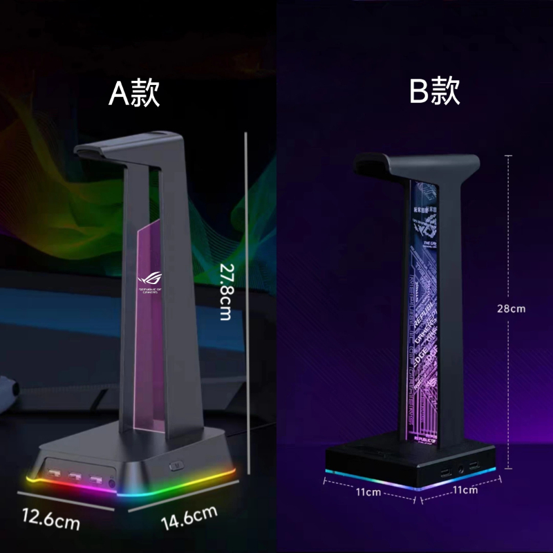 RGB Gaming Headphone Stand wit - Desk Setup Headphone Stand incelemesi ve fiyatı