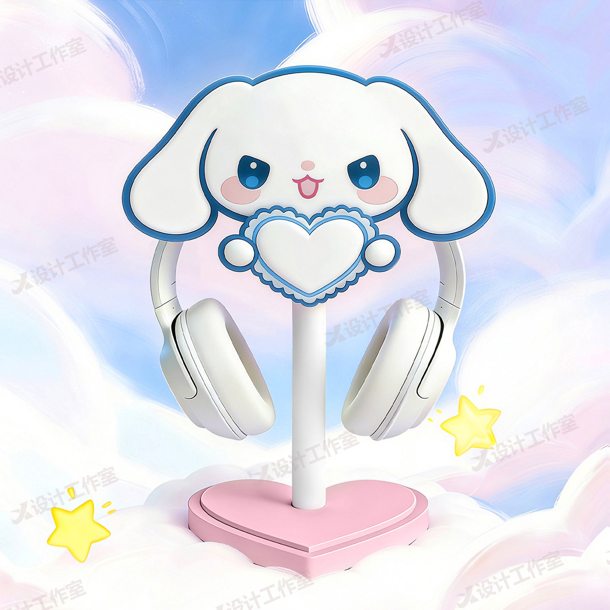 New Cinnamoroll Over Ear Headp - Desk Setup Headphone Stand incelemesi ve fiyatı