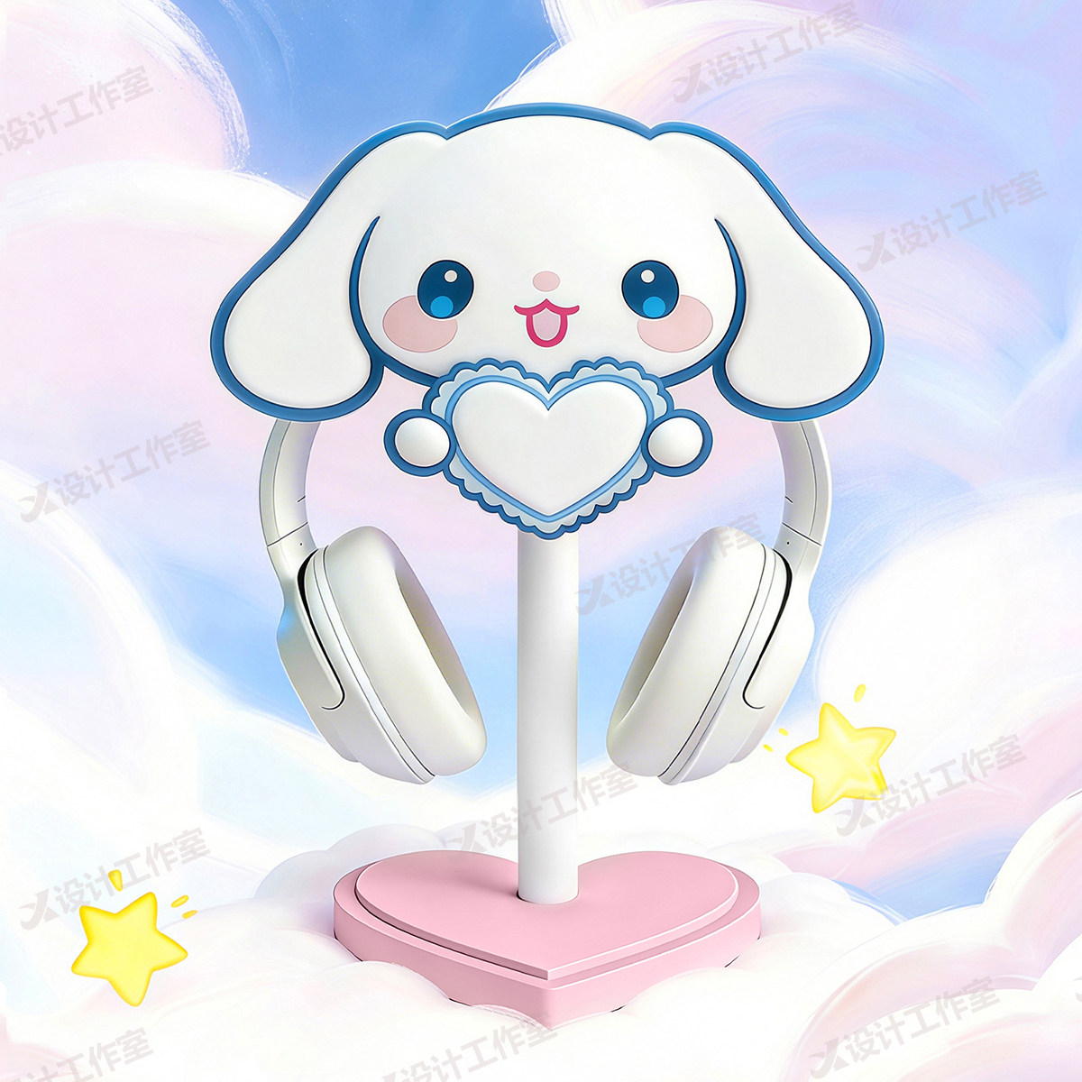 New Cinnamoroll Over Ear Headp - Desk Setup Headphone Stand incelemesi ve fiyatı