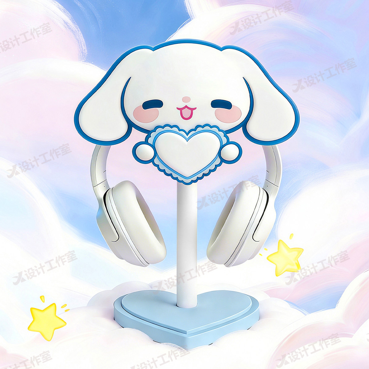 New Cinnamoroll Over Ear Headp - Desk Setup Headphone Stand incelemesi ve fiyatı