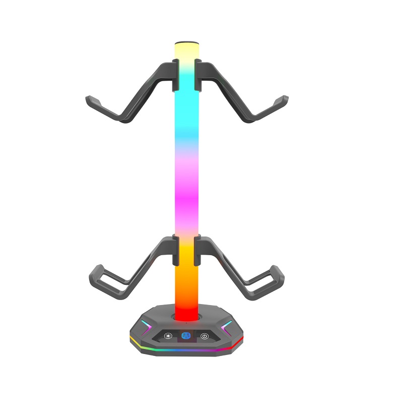 RGB Gaming Headset Stand with  - Desk Setup Headphone Stand incelemesi ve fiyatı