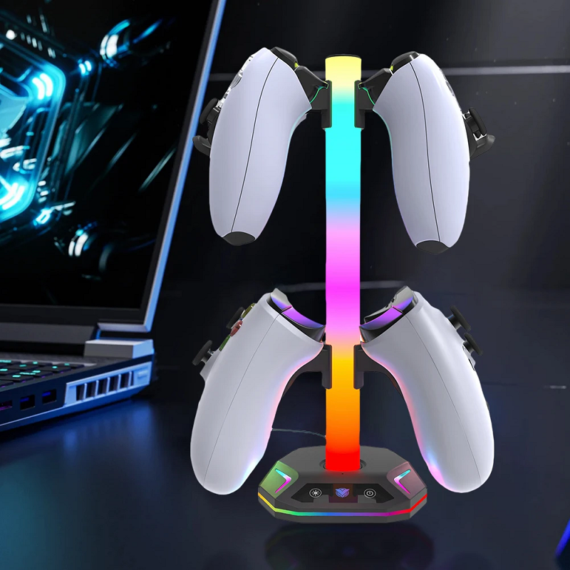 RGB Gaming Headset Stand with  - Desk Setup Headphone Stand incelemesi ve fiyatı