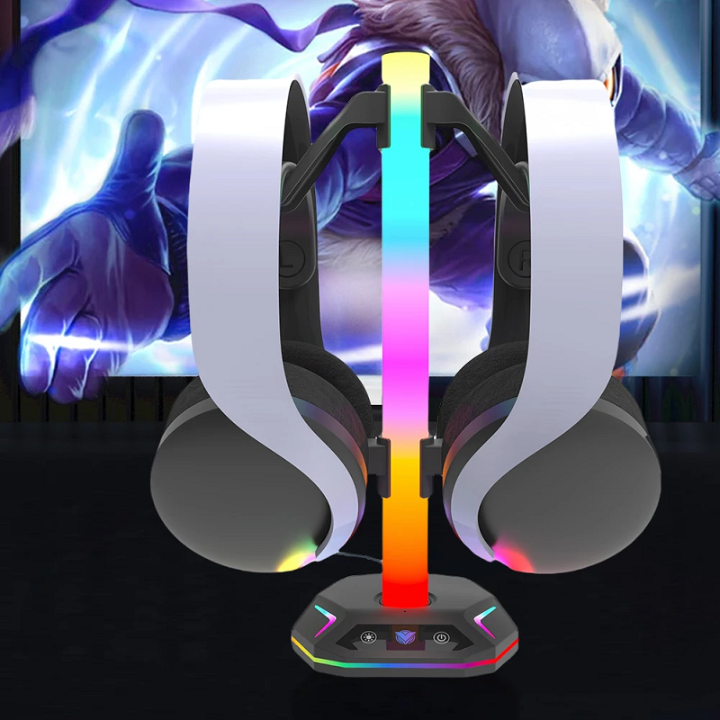 RGB Gaming Headset Stand with  - Desk Setup Headphone Stand incelemesi ve fiyatı