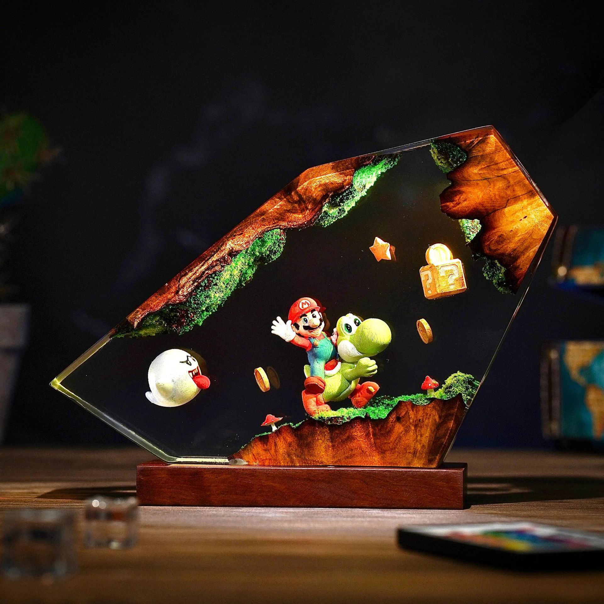 Table Resin Lamp Cartoon Anime - Desk Setup Decor incelemesi ve fiyatı