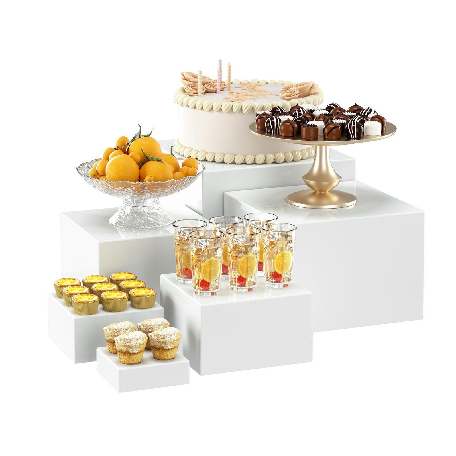 6x Acrylic Buffet Riser Desser - Desk Setup Riser incelemesi ve fiyatı