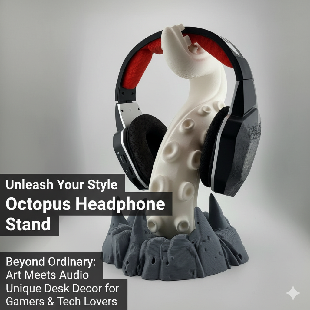 Cthulhu Octopus Tentacle Headp - Desk Setup Headphone Stand incelemesi ve fiyatı
