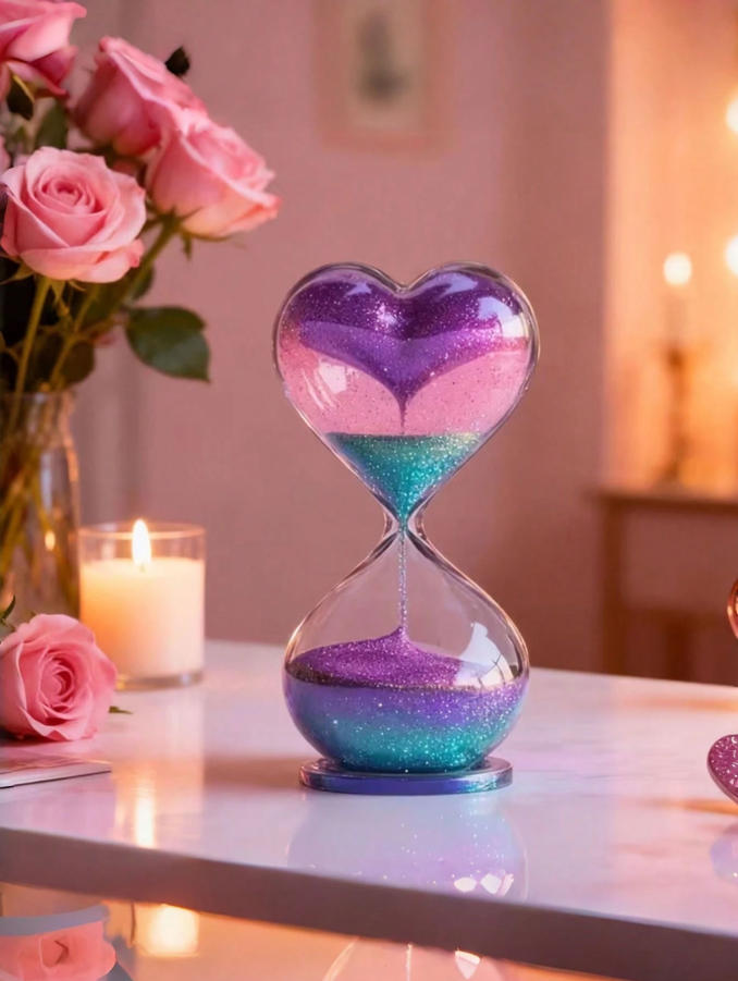 1Pc 2D Flat, Rotating Heart-Sh - Desk Setup Decor incelemesi ve fiyatı