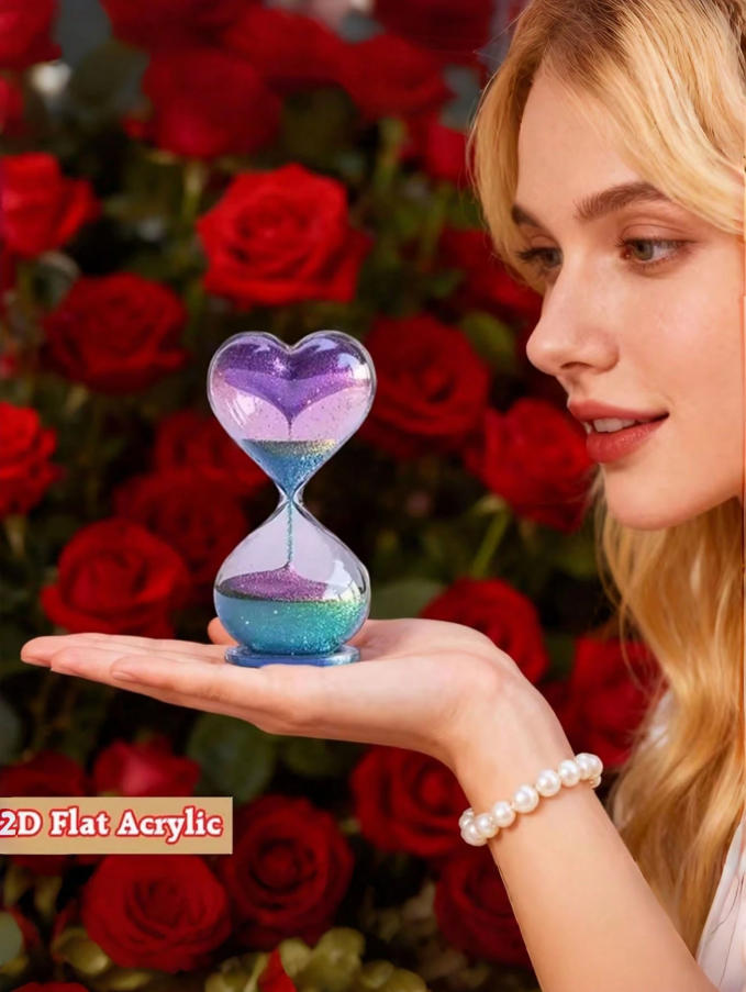 1Pc 2D Flat, Rotating Heart-Sh - Desk Setup Decor incelemesi ve fiyatı