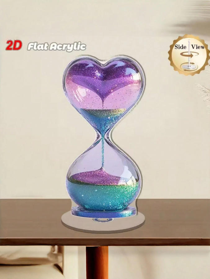 1Pc 2D Flat, Rotating Heart-Sh - Desk Setup Decor incelemesi ve fiyatı
