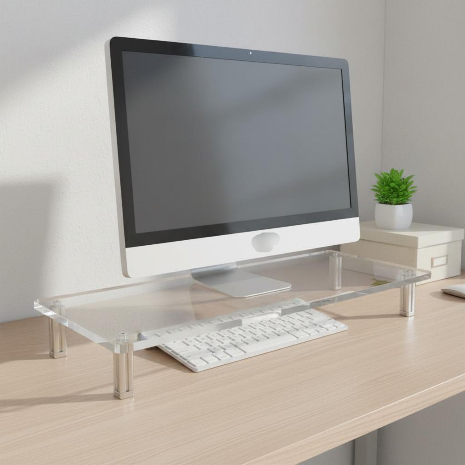 Acrylic Monitor Stand Easy to  - Desk Setup Riser incelemesi ve fiyatı