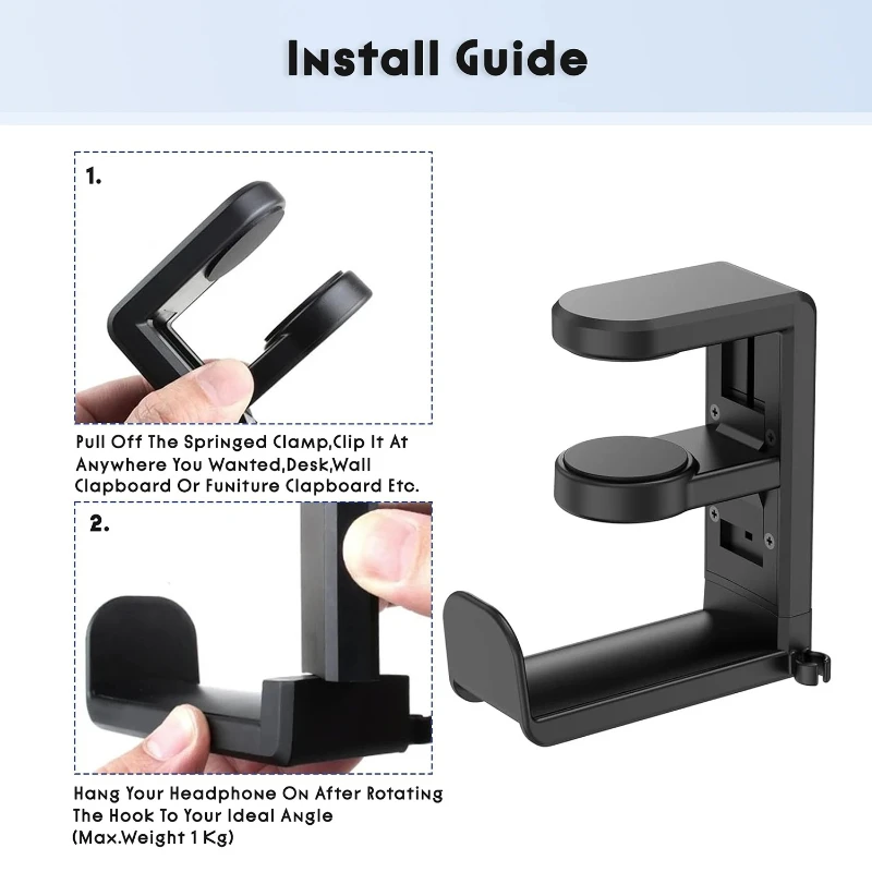 Space Saving Adjustable Headph - Desk Setup Headphone Stand incelemesi ve fiyatı