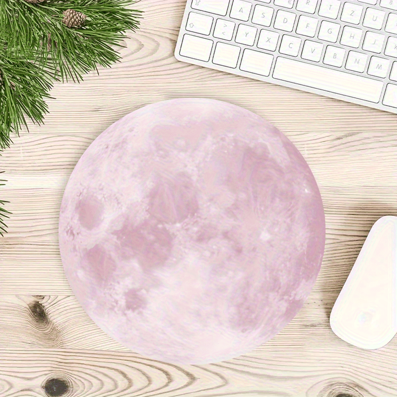 Moon pattern  round Mouse Pad  - Desk Setup Simple incelemesi ve fiyatı