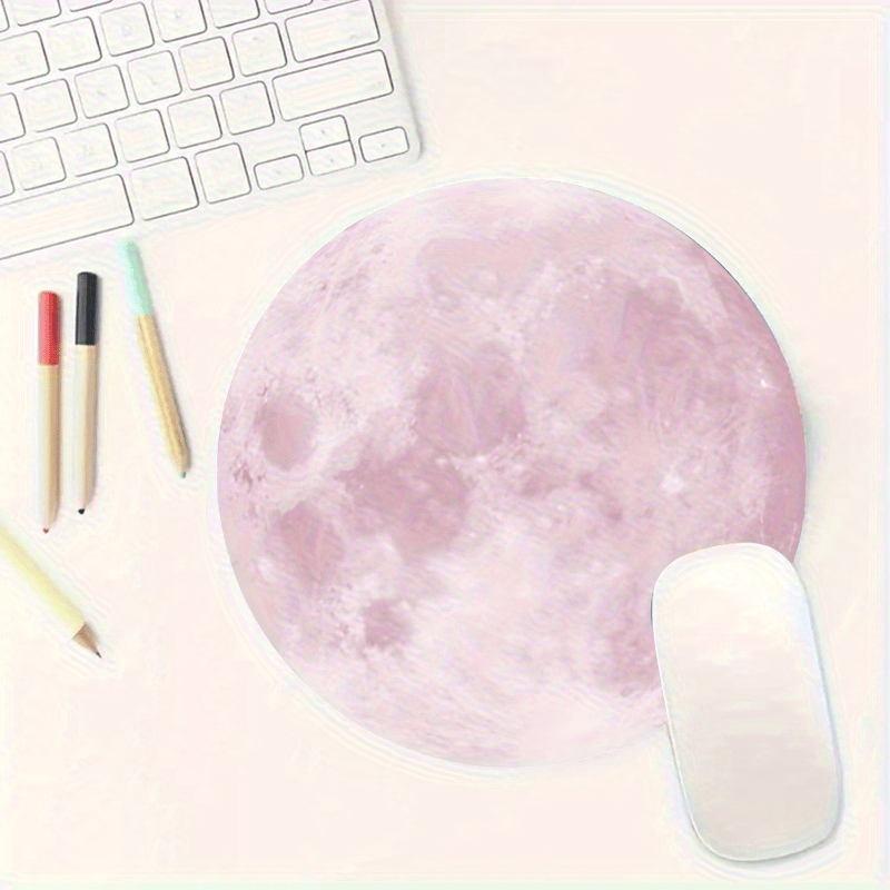Moon pattern  round Mouse Pad  - Desk Setup Simple incelemesi ve fiyatı